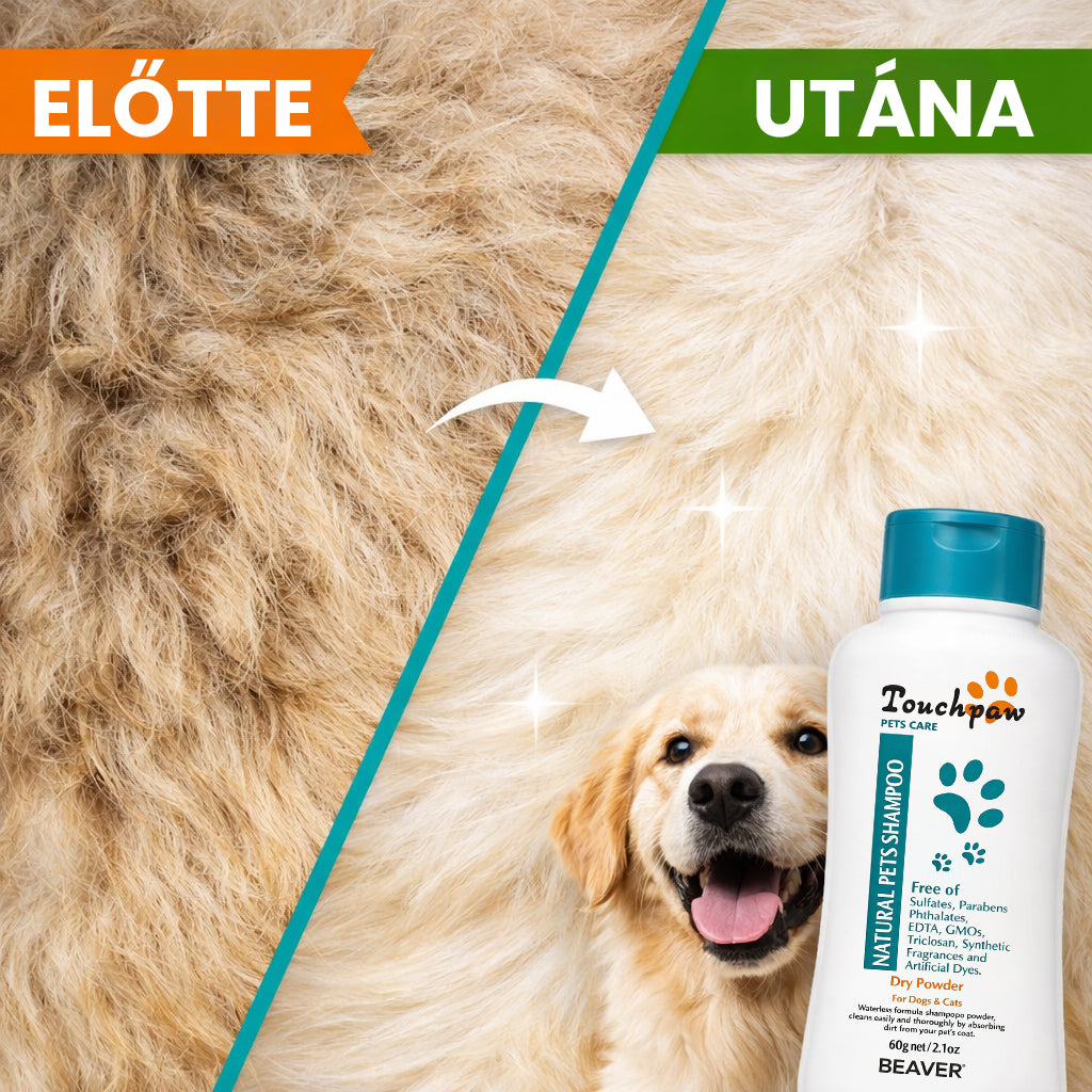 Száraz Sampon Kutyáknak és Cicáknak