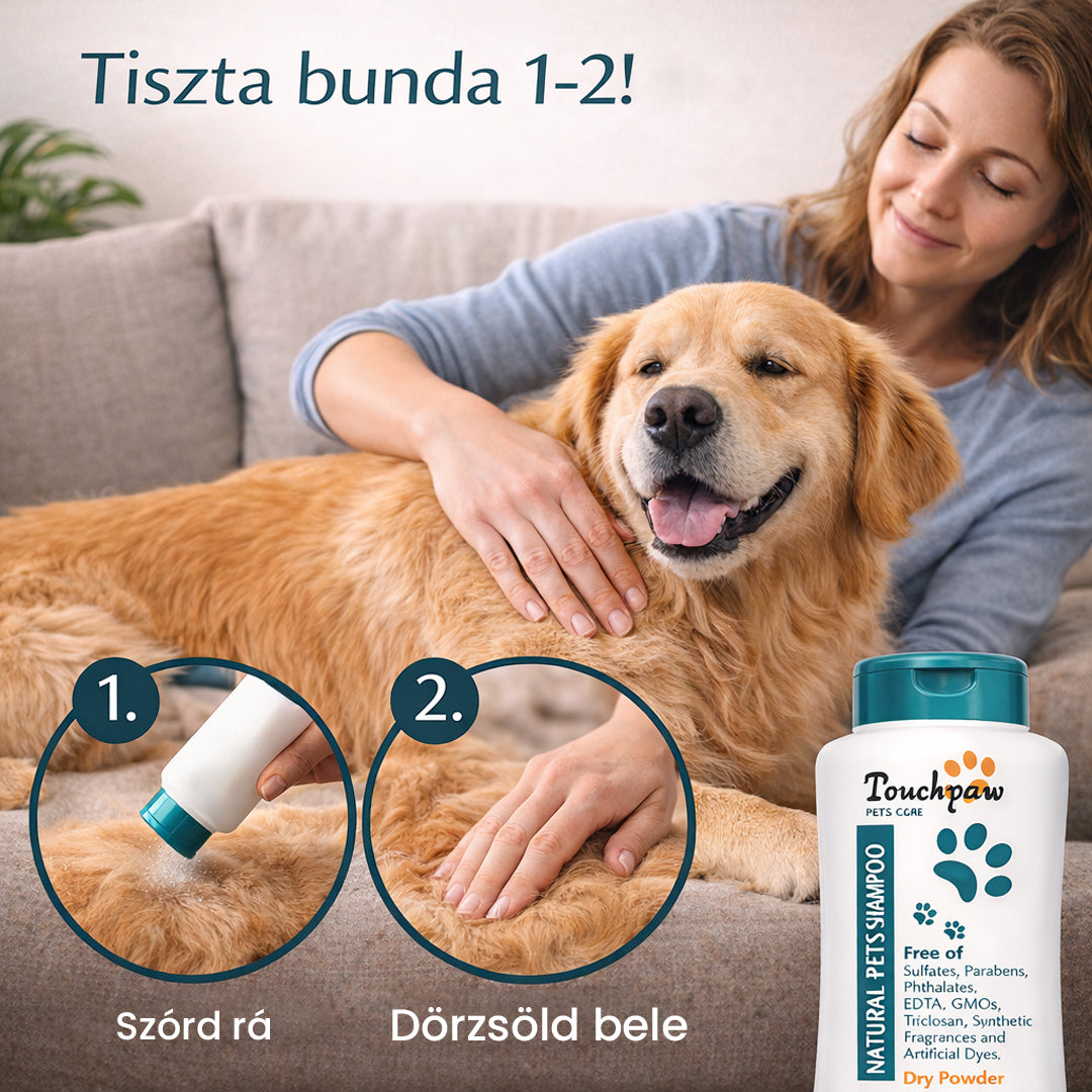Száraz Sampon Kutyáknak és Cicáknak